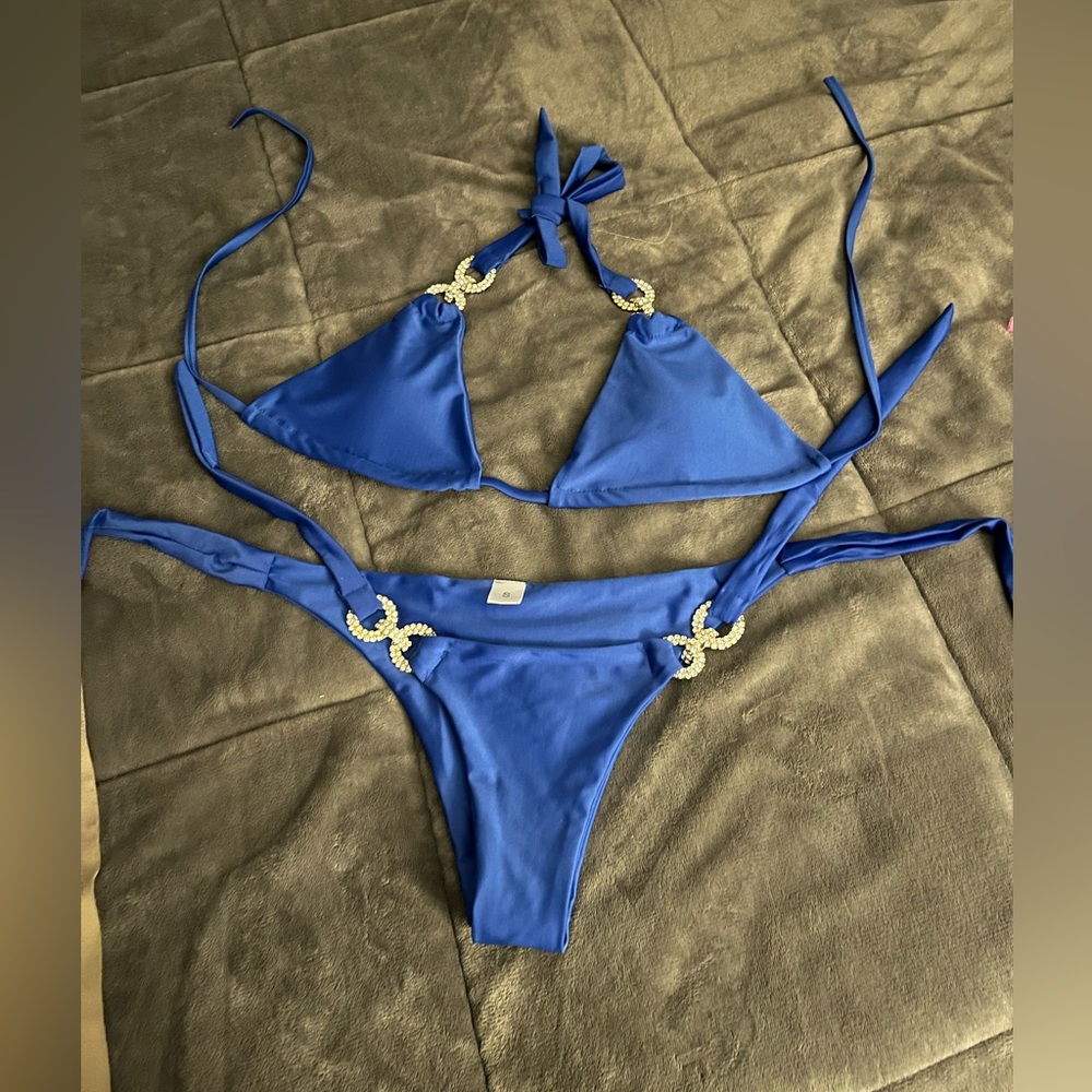 Blue Bikini Set